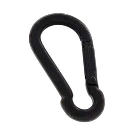 1 x Mousqueton Inox A4 Noir Diamètre 5