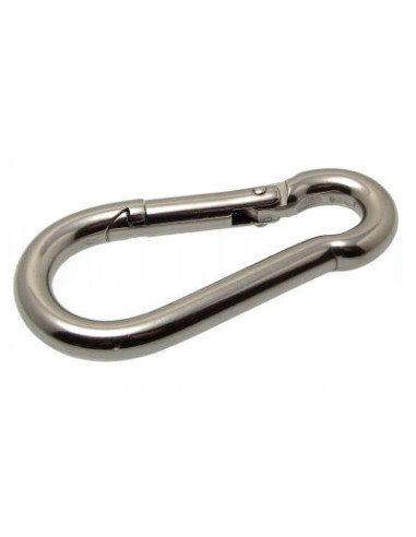 1 x Mousqueton Inox A4 Diamètre 10