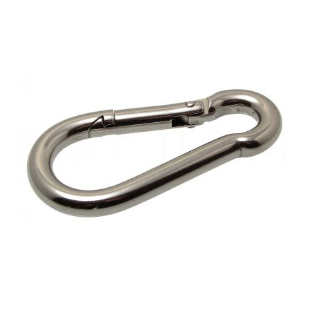1 x Mousqueton Inox A4 Diamètre 10