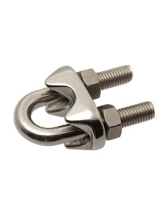 Serre cable étrier Inox A4 Pour Câble De Diamètre 18