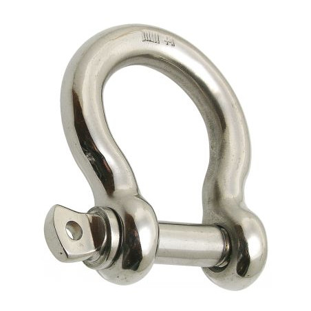 1 x Manille LYRE Forgée Inox A4 Diamètre 12