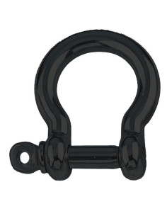 Manille LYRE Forgée Inox A4 Noir Diamètre 6