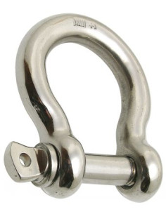 Manille LYRE Forgée Inox A4 Diamètre 4