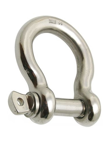 1 x Manille LYRE Forgée Inox A4 Diamètre 10