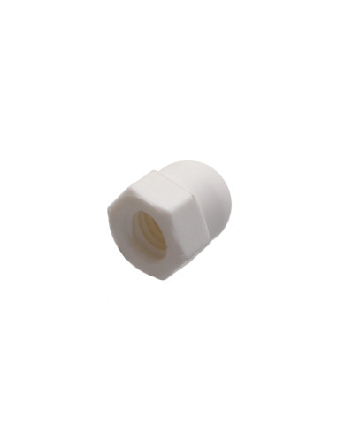 1 x Ecrou borgne Nylon M6 RAL9016 blanc...