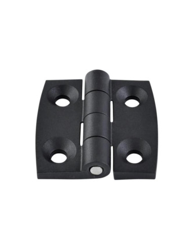 1 x Charnière Carrée 50X50 nylon noir