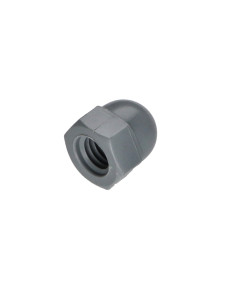 Ecrou borgne Nylon Gris Clair M8