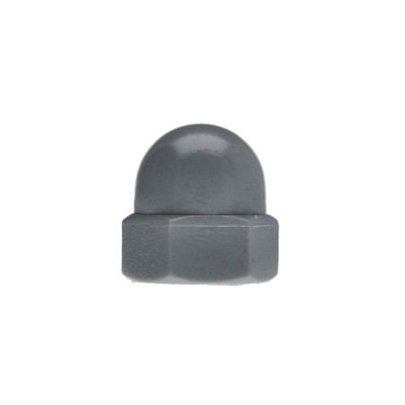 1 x Ecrou borgne Nylon Gris Clair M8