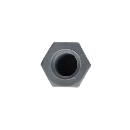 1 x Ecrou borgne Nylon Gris Clair M8