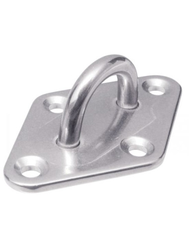 1 x Pontet à platine OVALE 75X22 Inox A4