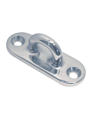1 x Pontet à platine OVALE 100X36 Inox A4