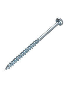 VBA Vis bois agglo Tête ronde TR Pozi N°3 6X100 Filetée... 2