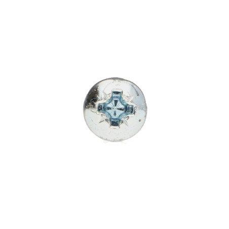 1 x VBA Vis bois agglo Tête ronde TR Pozi N°2 4X70 Filetée sur 42 Acier zingué