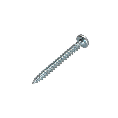 1 x VBA Vis bois agglo Tête ronde TR Pozi N°3 6X35 Acier zingué