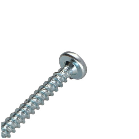 1 x VBA Vis bois agglo Tête ronde TR Pozi N°3 6X30 Acier zingué