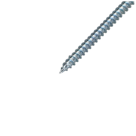 1 x VBA Vis bois agglo Tête ronde TR Pozi N°3 6X60 Acier zingué