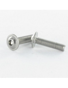 Vis métaux Tête bombée Embase collerette TORX T40 M8X16...