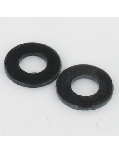1 x Rondelle Plate 6X18X2 Acier zingué noir