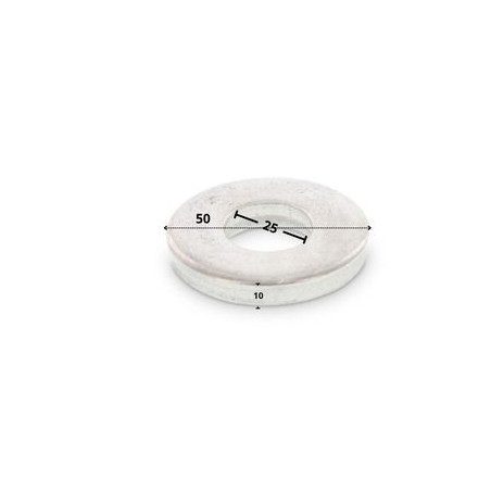 1 x Rondelle Epaisse 25X50X10 Inox A2