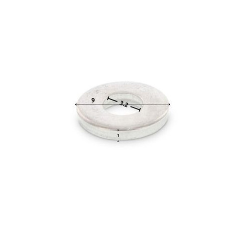 1 x Rondelle Epaisse 3.2X9X1 Inox A2