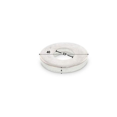 1 x Rondelle Epaisse 17X40X6 Inox A2