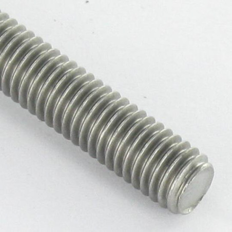 1 x Vis métaux M6X50 Tête Carrée 10X10 EP4 Inox A2