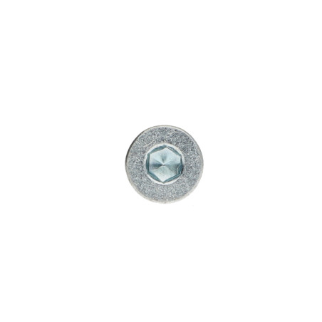 1 x VBA Vis bois agglo FHC tête fraisée empreinte hexagonale creuse 6X60 Cranté Clé 4 Acier zingué