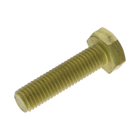 1 x Vis métaux Tête hexagonale TH M10X40 Aluminium