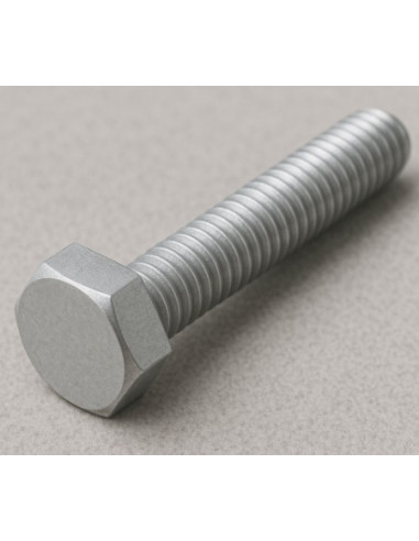 1 x Vis métaux Tête hexagonale TH M6X25 Aluminium
