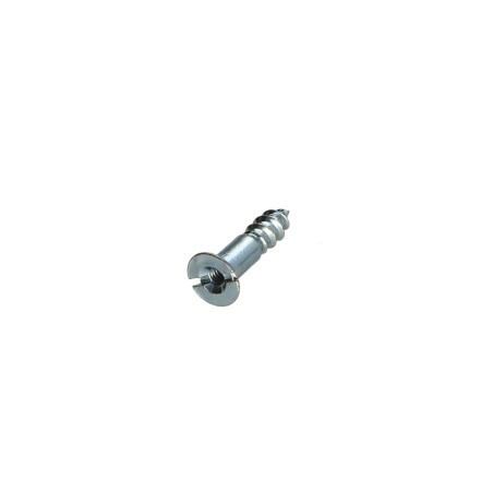 1 x Vis bois Acier zingué 4.5X25 Percée et taraudée M3 Pas de 60