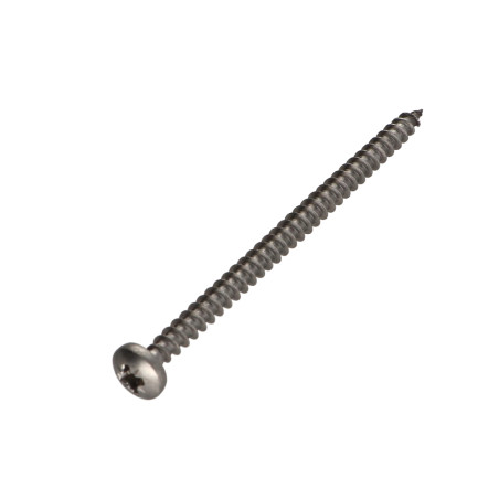 1 x VBA Vis bois agglo Inox A2 Tête ronde TR Pozi 6X80
