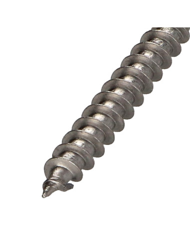 1 x VBA Vis bois agglo Inox A2 Tête ronde TR...