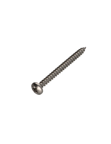 1 x VBA Vis bois agglo Inox A2 Tête ronde TR...