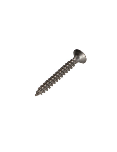1 x VBA Vis bois agglo Inox A2 Tête ronde TR...