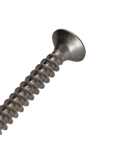 1 x VBA Vis bois agglo Inox A2 Tête ronde TR...
