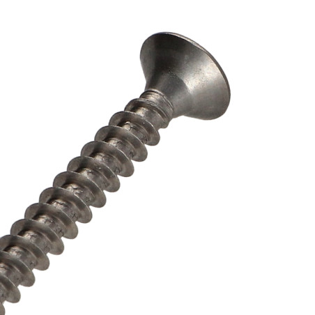 1 x VBA Vis bois agglo Inox A2 Tête ronde TR Pozi 6X50