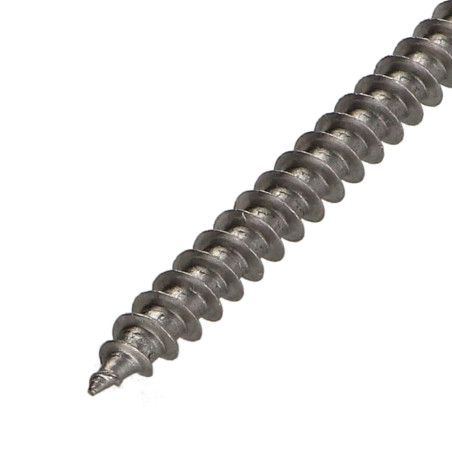 1 x VBA Vis bois agglo Inox A2 Tête ronde TR Pozi 4X70