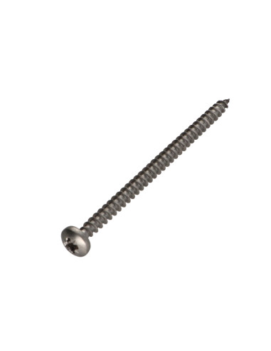 1 x VBA Vis bois agglo Inox A2 Tête ronde TR...