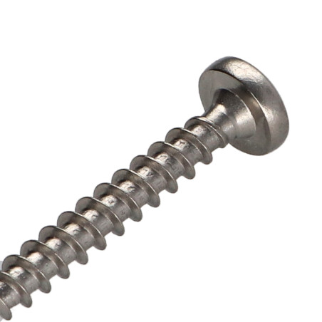 1 x VBA Vis bois agglo Inox A2 Tête ronde TR Pozi 4.5X35