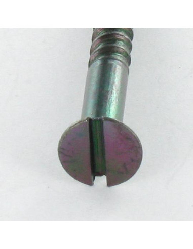 1 x Vis bois Tête fraisée Fendue 6X40 Acier...