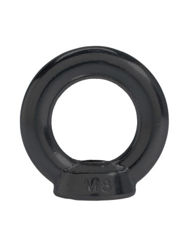 1 x Ecrou à Anneau de levage M5 Inox A4 Noir