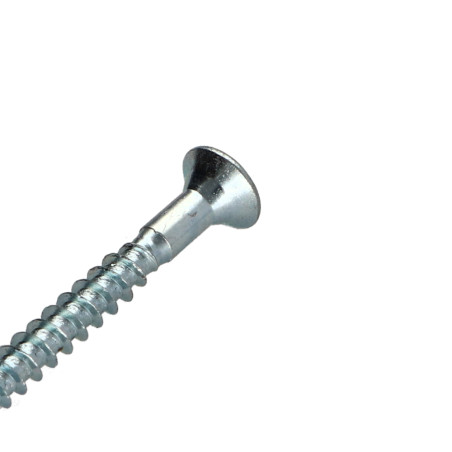 1 x VBA Vis bois agglo Tête fraisée Pozi N°2 4.5X45 Percée Acier zingué