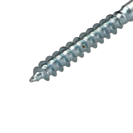 1 x VBA Vis bois agglo Tête fraisée Pozi N°2 4.5X45 Percée Acier zingué