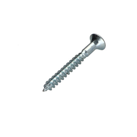 1 x VBA Vis bois agglo Tête fraisée Pozi N°2 4.5X40 Percée Acier zingué
