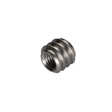 1 x Insert Non fendue Acier brut M8 14X12