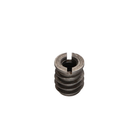1 x Insert fileté bois fendu Acier brut M8 Pas de 150 14X17