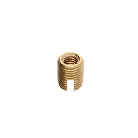 1 x Insert Fileté à fente Laiton M6X14