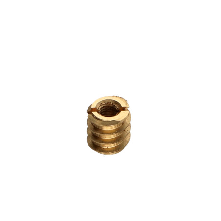 1 x Insert Fendue Laiton M4 6.5X8 fente 1.20