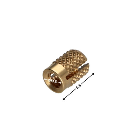 1 x Insert EXPANSIONFIX Laiton M3.5X6.3