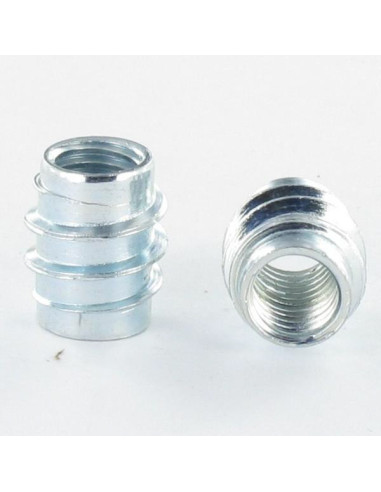 1 x Insert Non fendue Acier brut M8 14X20